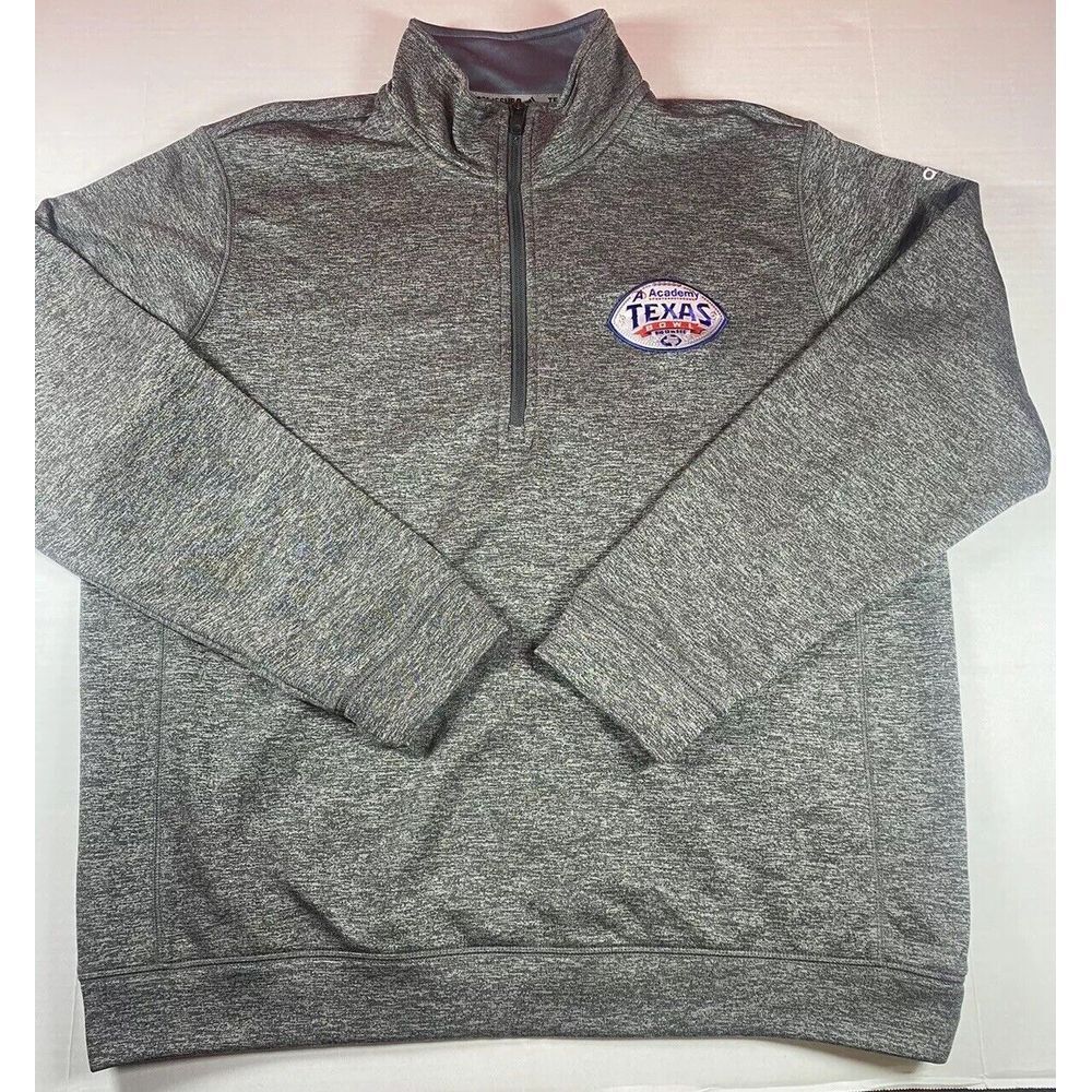 Adidas Texas Bowl Football Long Sleeve Climawarm Mens 2XL Quarter Zip‎ Pullover
